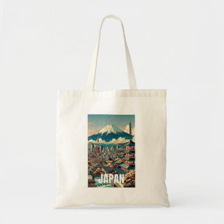Bolsa Tote Japão Tóquio Tote Bag - Ilustrações Icônicas