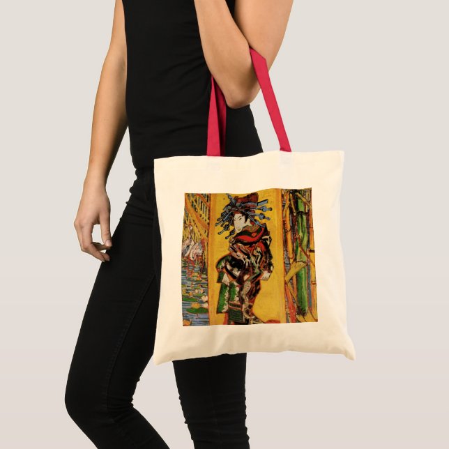 Bolsa Tote Japonês Courtesan Oiran por Vincent van Gogh (Frente (produto))