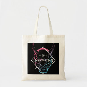 Bolsa Tote Japonês Oni Mask Demon Ogre - Estética Japão Sam