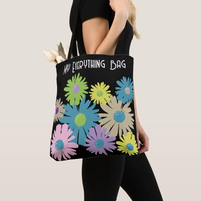 Bolsa Tote Jardim Botânico Floral Daisy (Close Up)