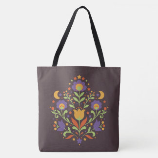 Bolsa Tote Jardim Celestial da Meia-Noite Folk