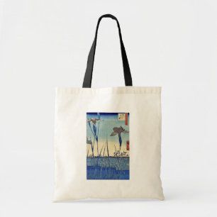 Bolsa Tote Jardim da íris de Horikiri por Ando, Hiroshige