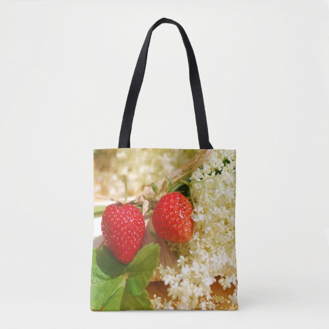 Bolsa Tote Jardim de algodão, Rosalinde (Frente)