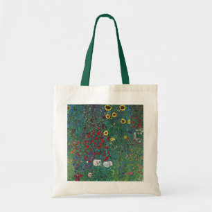 Bolsa Tote Jardim de camponês com Girassol por Klimt, Flores