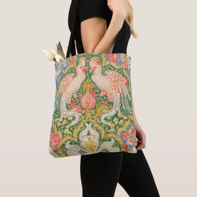 Bolsa Tote Jardim de Cockatoo de Walter Crane (Close Up)