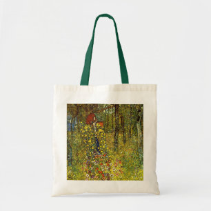 Bolsa Tote Jardim de fazenda com Crucifixo por Gustav Klimt