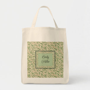 Bolsa Tote Jardim de Flores Clássico com Ramos de Salgueiro d