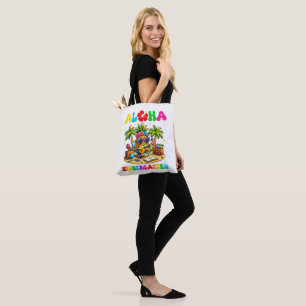 Bolsa Tote Jardim de Infância Aloha Abacaxi Havaí Volta às Au