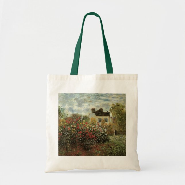 Bolsa Tote Jardim de Monet na Argentina por Claude Monet (Frente)