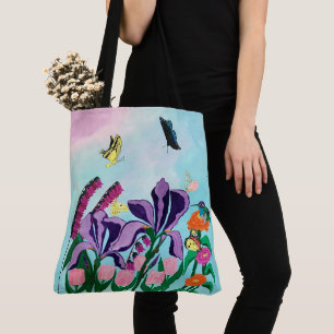 Bolsa Tote Jardim de prazeres celestiais