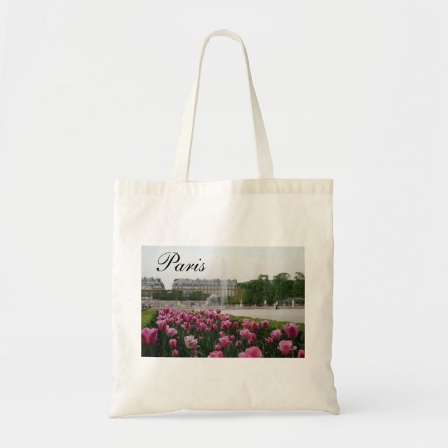Bolsa Tote Jardim de Tuilarias em floração (Frente)