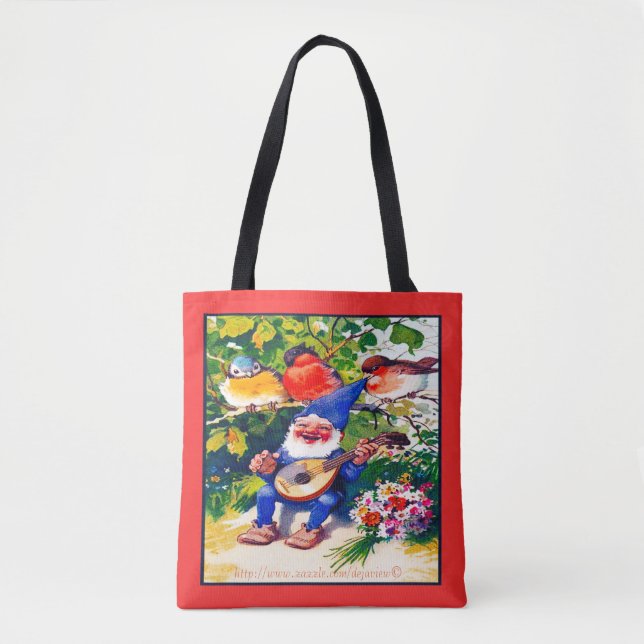 Bolsa Tote "Jardim de Verão" (Frente)