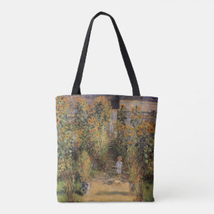 Bolsa Tote Jardim do Artista em Vetheuil por Claude Monet