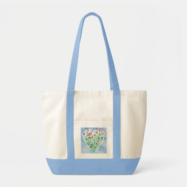 Bolsa Tote Jardim do Coração - CriançasArt para COC (Frente)