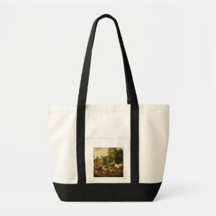 Bolsa Tote Jardim do Éden (óleo em canvas)