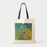 Bolsa Tote Jardim Flor, Gustav Klimt<br><div class="desc">Gustav Klimt (14 de julho de 1862 - 6 de fevereiro de 1918) era um pintor simbólico austríaco e um dos membros mais destacados do movimento Viena Secessão. Klimt é notado por suas pinturas, murais, esboços, e outros objetos de arte. Além de suas obras figurativas, que incluem alegorias e retratos,...</div>