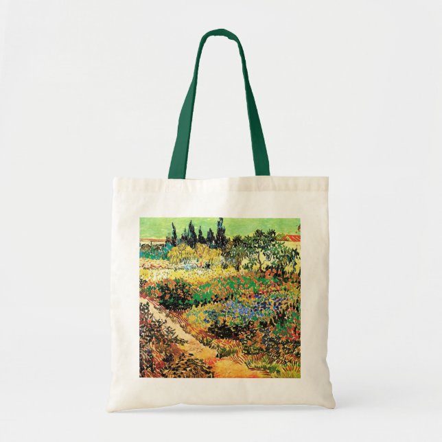 Bolsa Tote jardim fluindo com caminho, van Gogh (Frente)