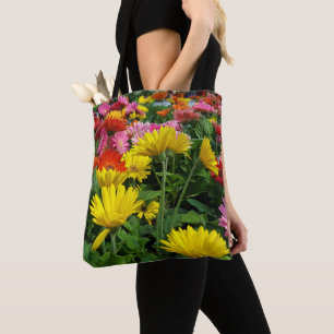 Bolsa Tote Jardim Gerbera Daisy