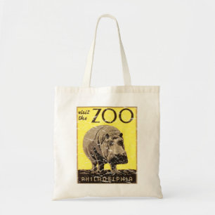 Bolsa Tote Jardim-Hipopótamo de Philadelphfia