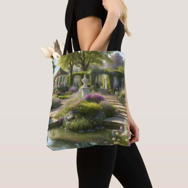 Bolsa Tote Jardim Secreto de Nossas Mentes (Close Up)