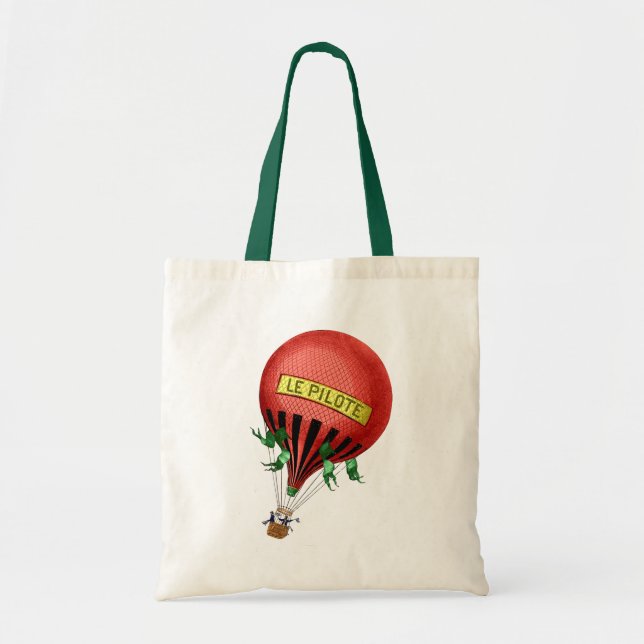 Bolsa Tote Jardin De Tuileries Hot Air Balon (Frente)