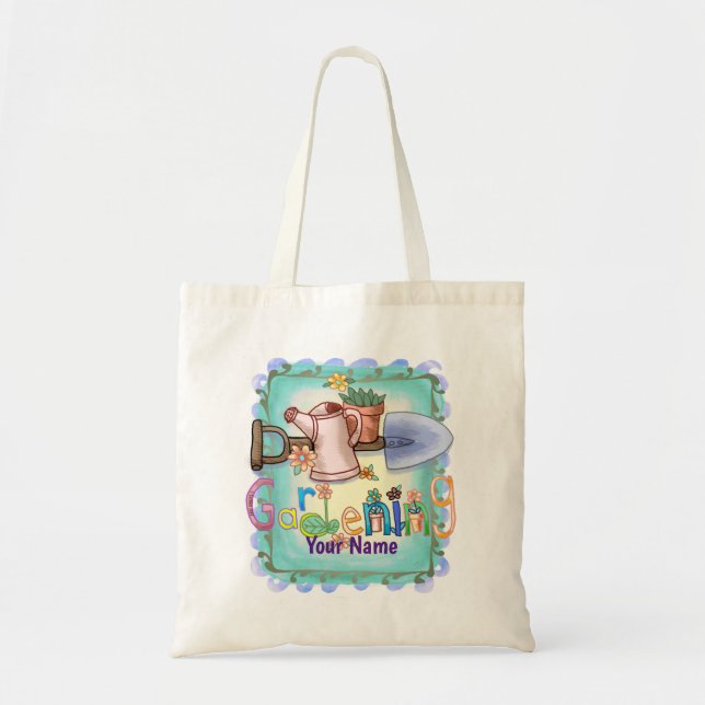 Bolsa Tote Jardinagem   (Frente)