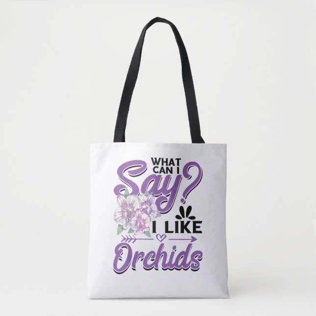 Bolsa Tote Jardinagem de Orquídeas (Frente)