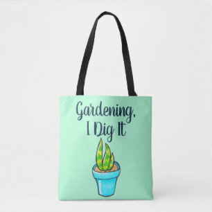 Bolsa Tote Jardinagem, Eu Canto Suculento