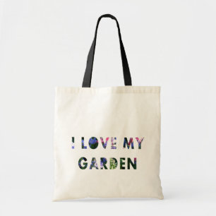 Bolsa Tote Jardineiro eu amo meu texto floral do jardim