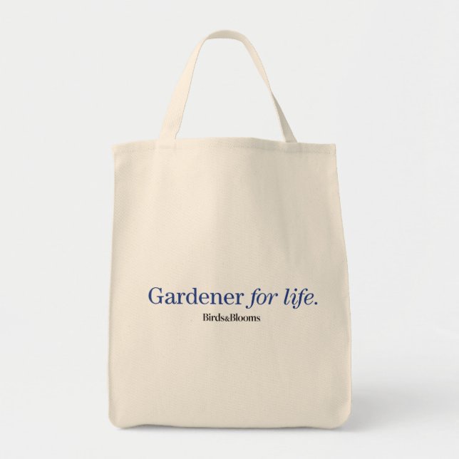 Bolsa Tote Jardineiro para a vida (Frente)