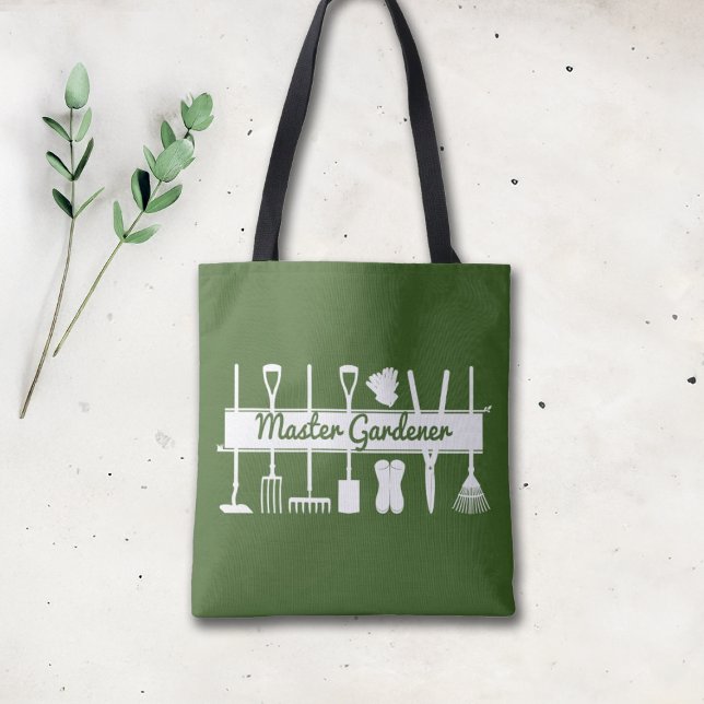 Bolsa Tote Jardineiro Verde da Floresta Moderna (Criador carregado)