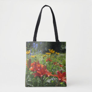 Bolsa Tote Jardins coloridos do início do verão!