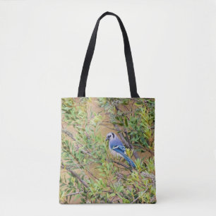 Bolsa Tote Jay azul na sacola do sul de Myrtle de cera
