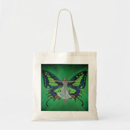 Bolsa Tote Jazz Age Showgirl Flapper Vestindo Asas Borboletas