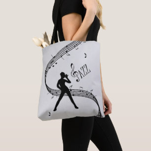 Bolsa Tote Jazz Dance Silver