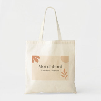 Bolsa Tote “Je me choisis” 