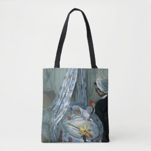Bolsa Tote Jean Monet em seu berço por Claude Monet
