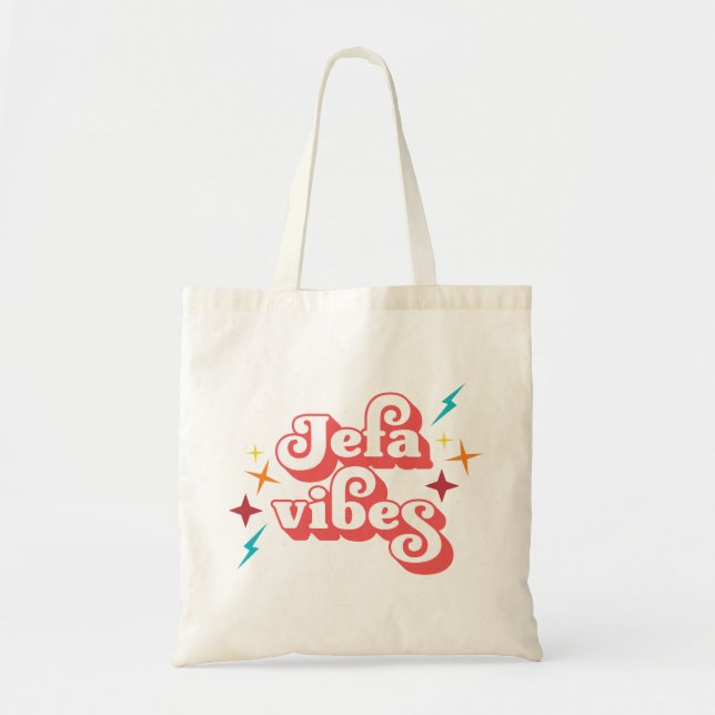 Bolsa Tote Jefa Vibes (Frente)