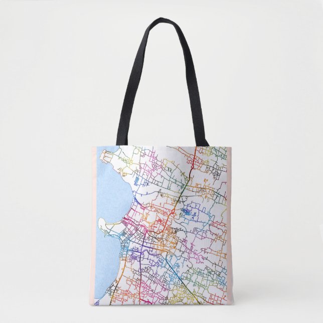 Bolsa Tote Jepara Indonesia City Map (Frente)