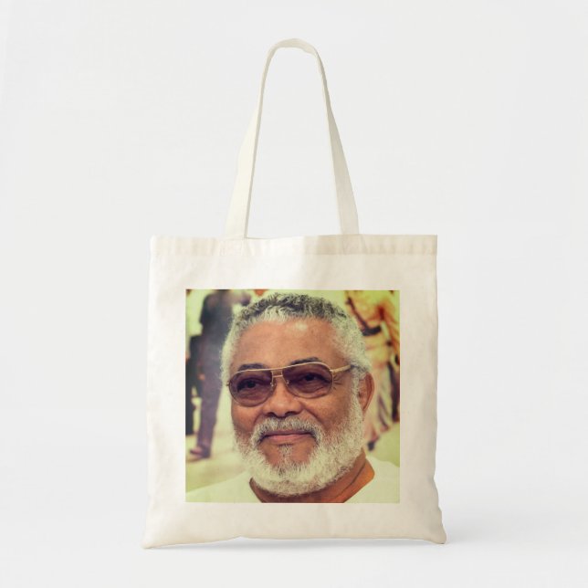 Bolsa Tote Jerry Rawlings, J.J. Rawlings, Presidente do Gana (Frente)