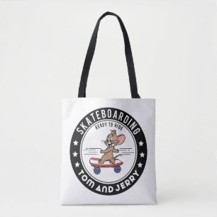 Bolsa Tote Jerry Skateboard - Pronto Para Ir