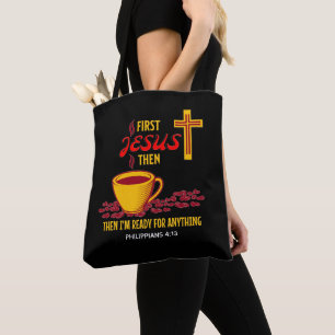 Bolsa Tote Jesus Café Lover