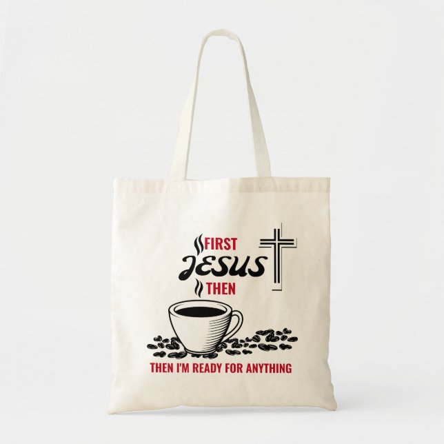 Bolsa Tote Jesus Café Lover (Frente)