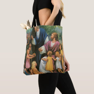 Bolsa Tote Jesus Cristo Abençoando Crianças, Religião Antiga