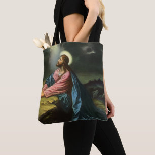 Bolsa Tote Jesus Cristo Antigo Rezando, Jardim do Getsêmani