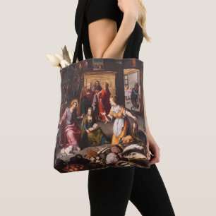 Bolsa Tote Jesus Cristo com Martha e Mary - Joos Goemaere