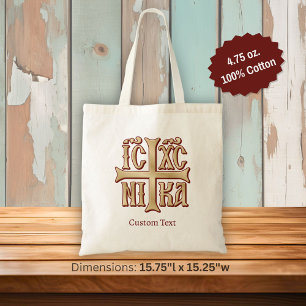 Bolsa Tote Jesus Cristo Conquista Emblem