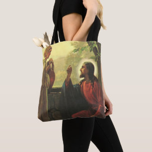 Bolsa Tote Jesus Cristo e o bom samaritano no poço