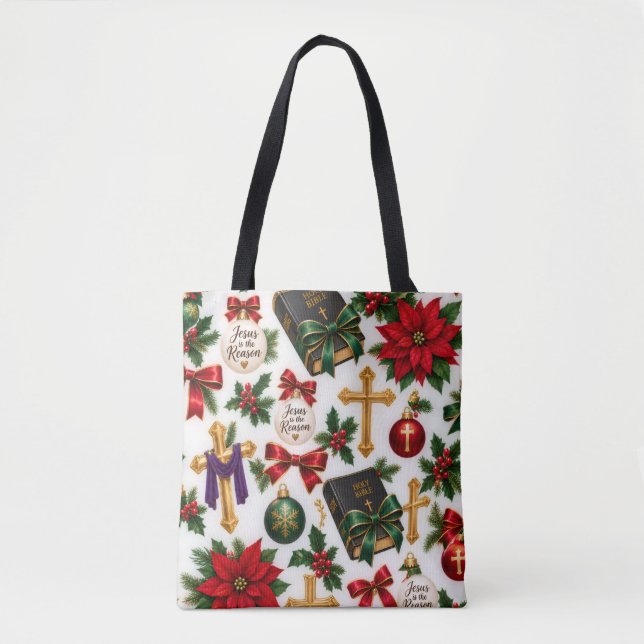 Bolsa Tote Jesus é a razão (Frente)