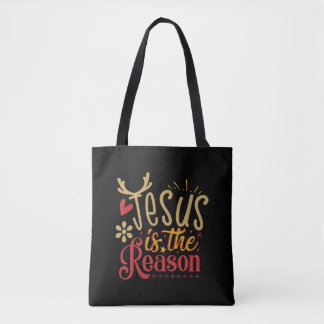 Bolsa Tote Jesus É A Razão Da Religião De Férias De Natal